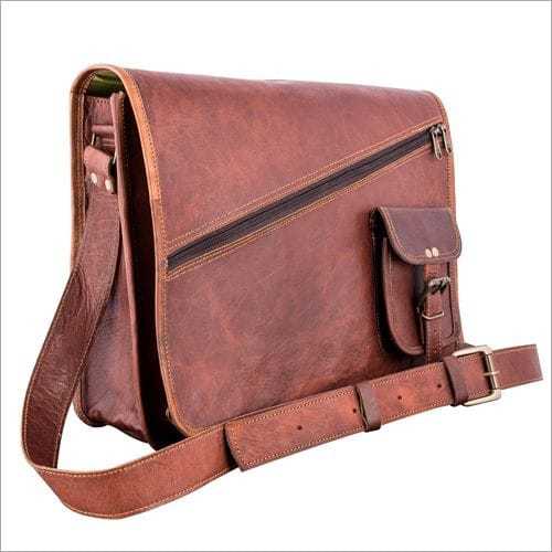 Fine Finish Leather Laptop Bag