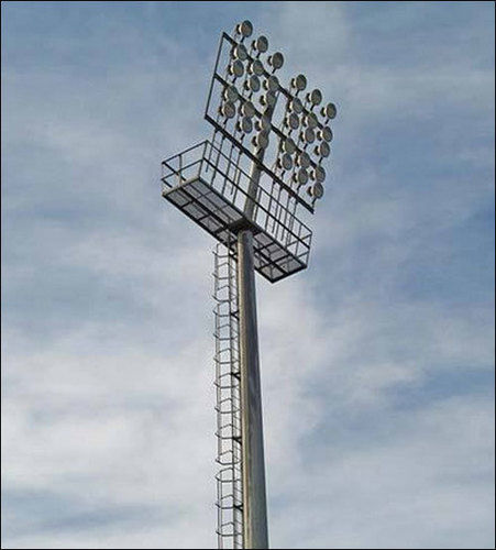 Grey Outdoor Stadium Mast Tower