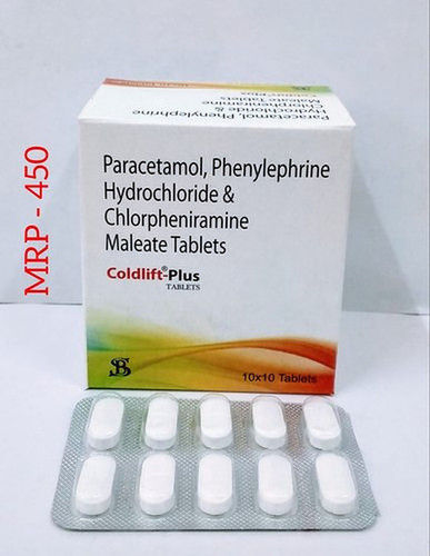 Paracetamol Phenylephrine And Cetirizine Tablets General Medicines