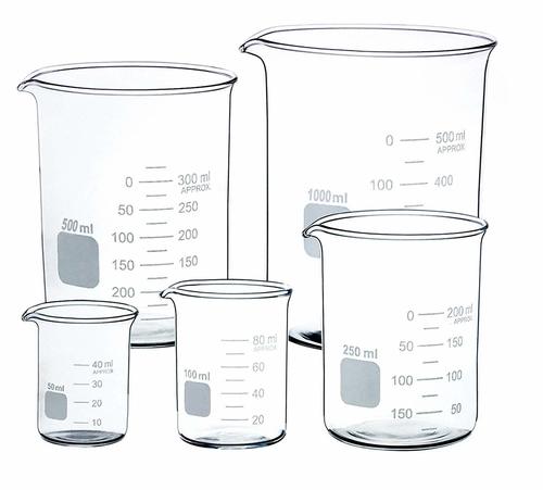 Transparent Glass Laboratory Beaker (All Size) Application: Lab Use