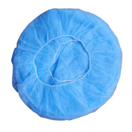 Anti Bacterial Blue Bouffant Cap
