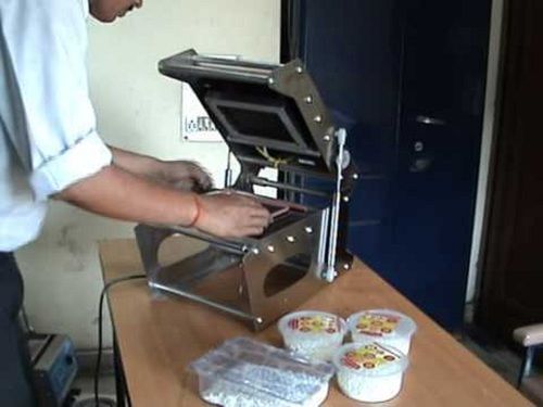 Disposable Meal Tray Manual Sealing Machine Application: Commercial