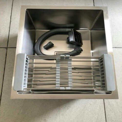 Single Stainless Steel Handmade Kitchen Sink Size: 24*18*10