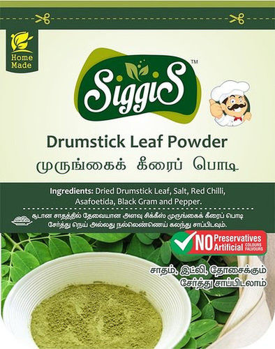 Natural Drumstick Leaf Rice Mix Powder (Murungai Keerai Rice Mix Powder)