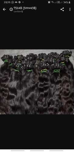 Fabric Black Raw Human Hair