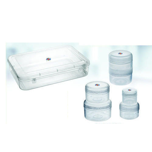 Colourless Plastic Packaging And Storage Container