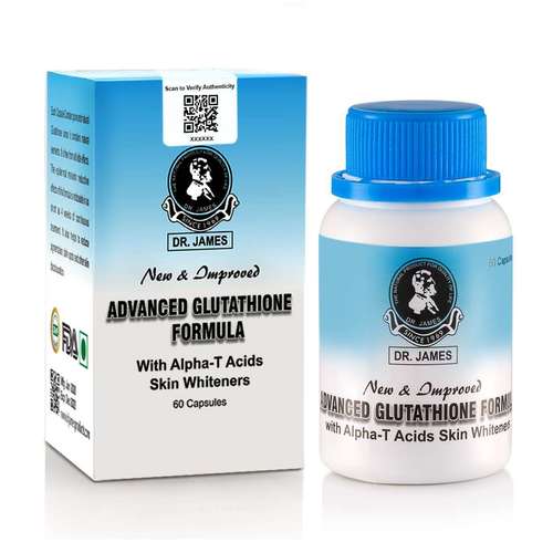 Dr James Glutathione Capsules For Skin Whitening Packaging: Bottle Pack