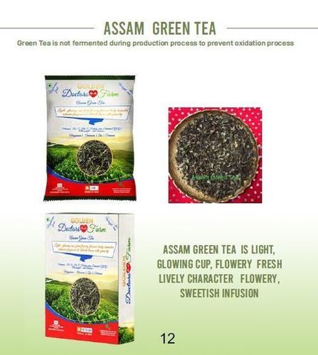 Healthy And Natural Assam Green Tea Grade: Food Grade