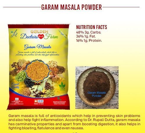 Healthy And Natural Organic Garam Masala Powder Grade: Food Grade