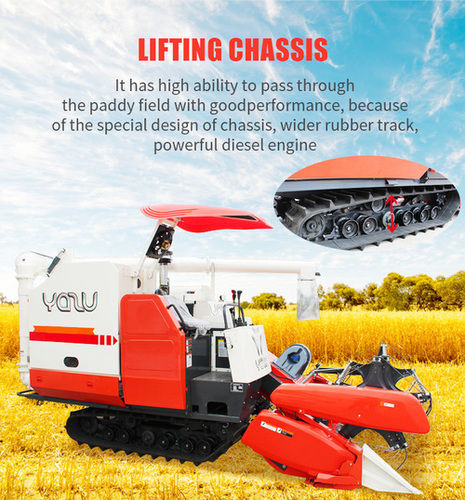 70Hp Yazu Combine Harvester Dimension(L*W*H): 5150*2350*2900 Millimeter (Mm)