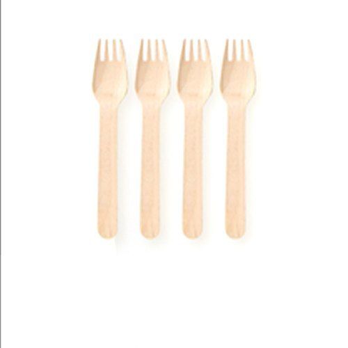 Disposable Brown Wooden Fork