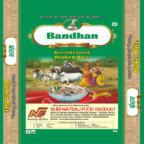 White Healthy And Natural Bandhan Silky Sorted Broken Rice