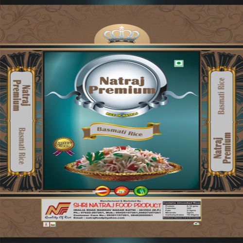 White Healthy And Natural Natraj Premium Basmati Rice