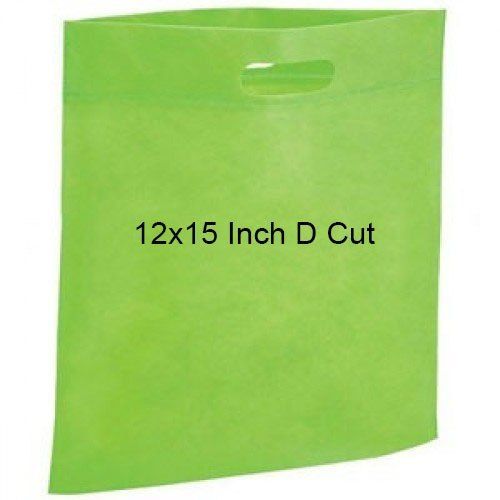 With Handle 12X15 Inch D Cut Non Woven Bag