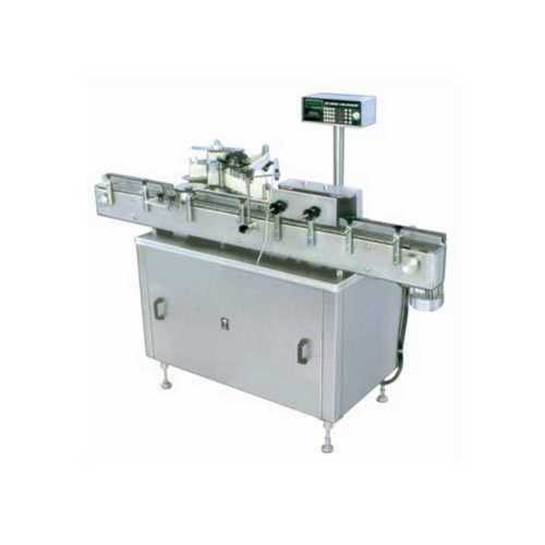 Automatic Sticker Labeling Machine With Product Speed 350 Containers Per Minute