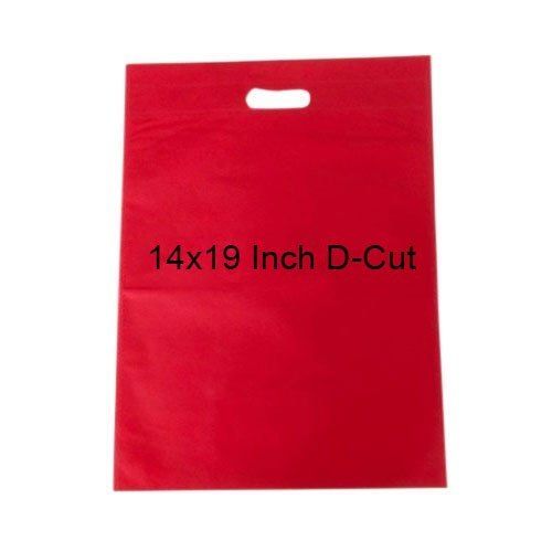 With Handle D-Cut Non Woven Laminated Bag (14X19 Inch)