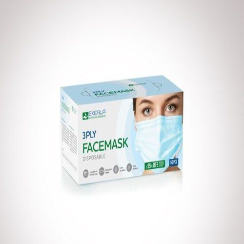 Exeala Medical Disposable Meltblown 3 Layer Mask Gender: Unisex