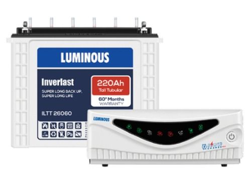 Luminous Eco Watt Iltt26060 220 Ah Battery Nominal Voltage: 12 Volt (V)