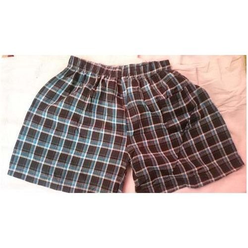 Mens Check Printed Boxer Shorts Age Group: 16+