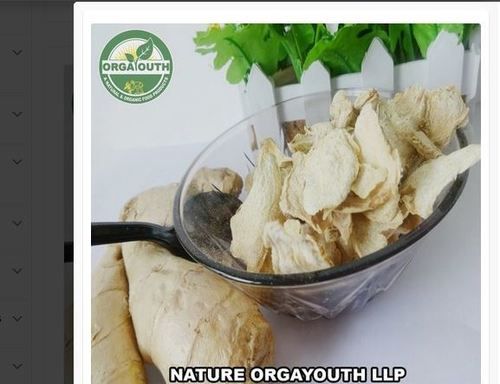 Organic Ginger Flakes 20 Kg