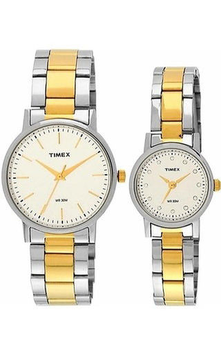 Two Toan Silver And Gold Timex Wrist Watch (Tw00Pr197) at Best Price in  Mumbai | Buyer International