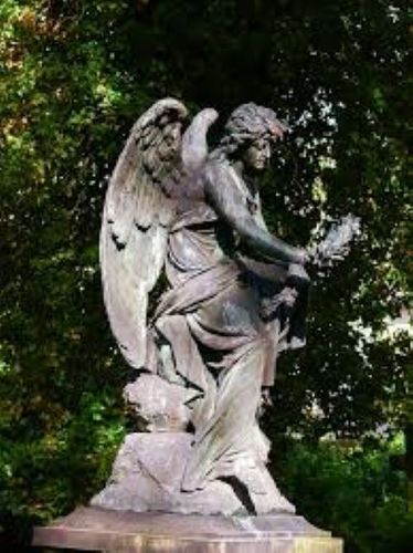 Outdoor Garden Angel Stone Statue Size: Different