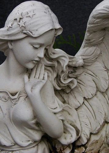 Angel Stone Statue - Intricate Carving, Elegant Look with Optimum Finish for Home and Garden Decor