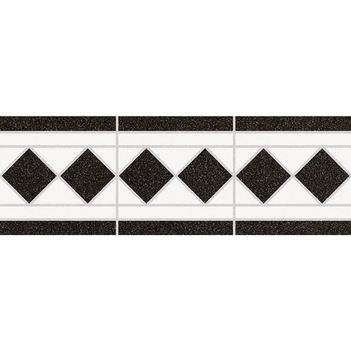 Multi Color Rectangular Ceramic Border Tile