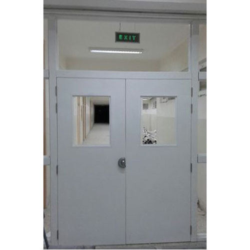 White Fire Retardant Door Application: Commercial