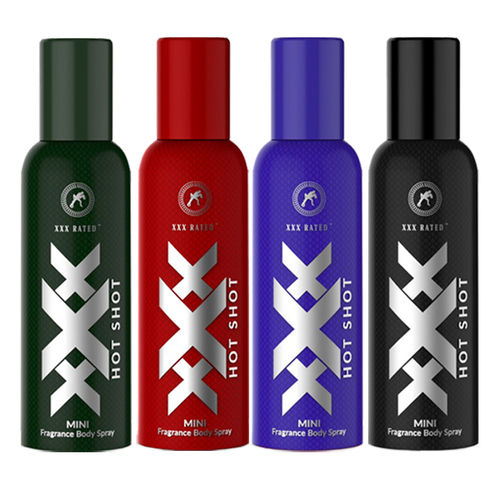 Xxx Rated Hot Shot Mini Fragrance Body Spay Deodorant 