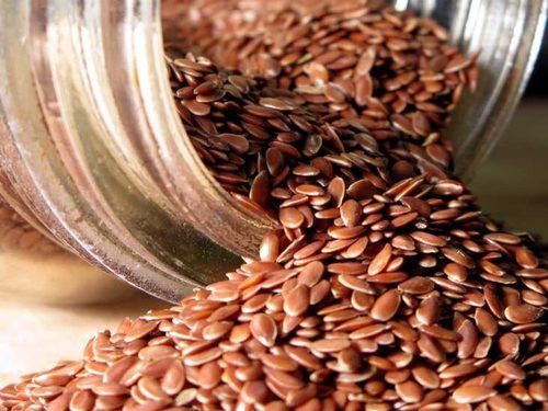 Brown Healthy And Natural Organic Flax Seeds