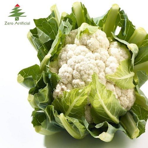 Natural Organic Fresh Green Leafy Cauliflower