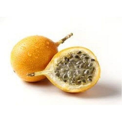 Round Organic Fresh Yellow Passion Fruit