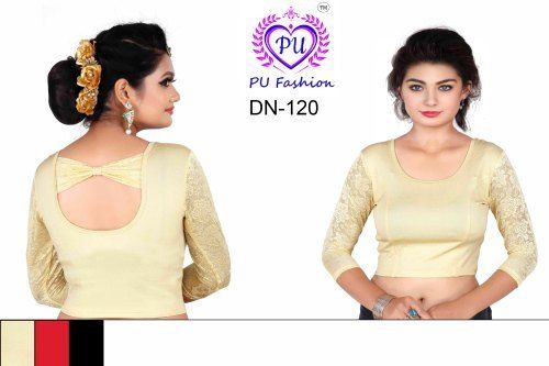 Designer 3/4th Sleeve Cotton Blouse