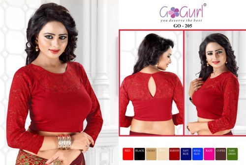 All Go 205 Shimmer Lycra Blouses