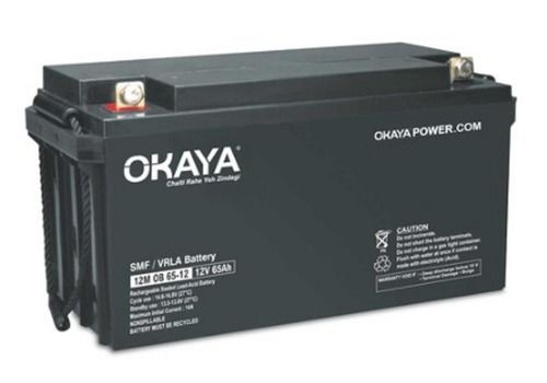 Okaya Smf Battery (12 Months Warranty) Nominal Voltage: 12 Volt (V)