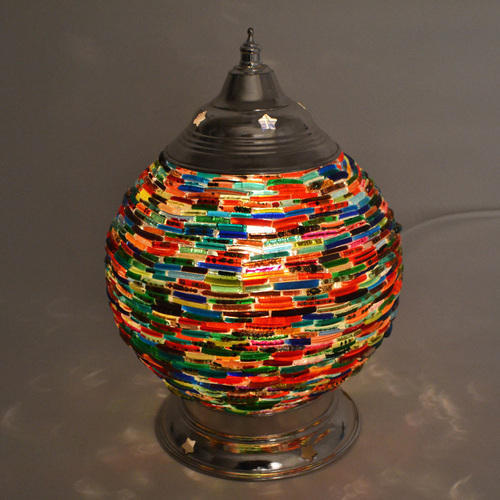 Multicolor Light Weight Mosaic Table Lamp