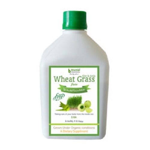 Wheat Grass With Aloevera And Amla Juice