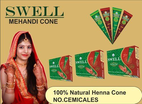 100% Henna Mehndi Cone