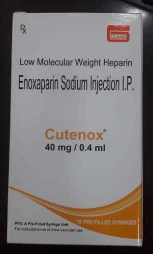 Enoxaparin Sodium Injection - ISO 9001:2008 Certified, 2-Year Shelf Life, Essential Antibiotic for Pharmaceuticals