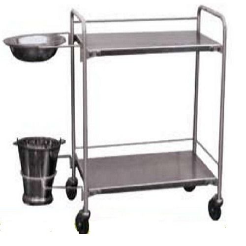 Casters With Brake Hospital Dressing Trolley