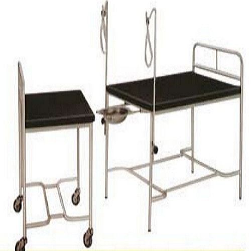 Brownish Grey And Black Hospital Obstetric Delivery Bed