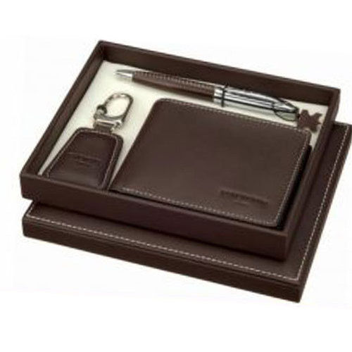 Leather Brown Corporate Gift Wallet