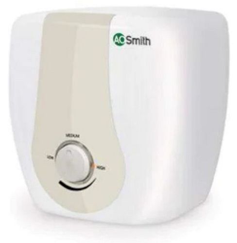 White 10 Liter Branded Smart Bathroom Storage Water Heater