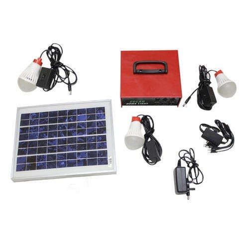 10W Solar Domestic Home Light Backup System