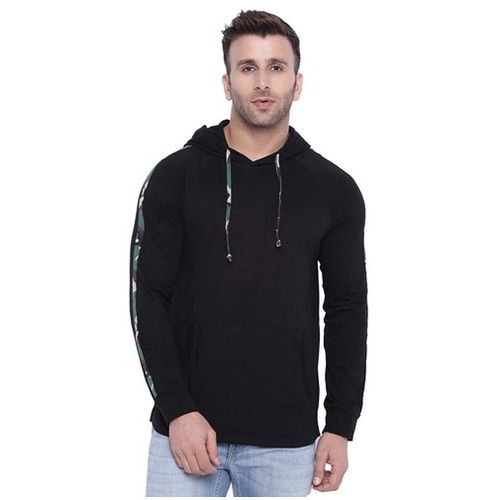 Military Stripe Premium Cotton Fleece Hoodie