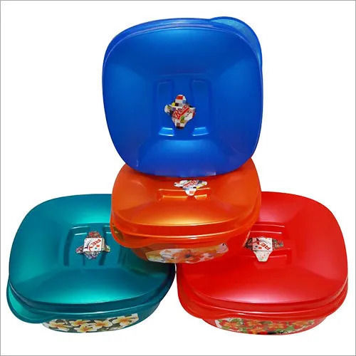 Square Plastic Containers - Square Airtight Plastic Food Container 5750 ml  Manufacturer from Daman