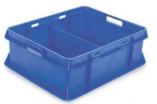 Rectangular Blue Color Plastic Crates