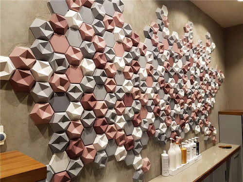 Customized 3D Indoor Sound Isolation Pet Acoustic Isolation Panels Application: Wall Decoration