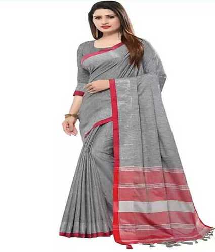 Plain Pattern Handloom Saree